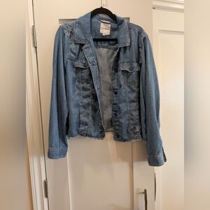 Tommy Bahama Boxy Denim Shirt/Jacket,XL